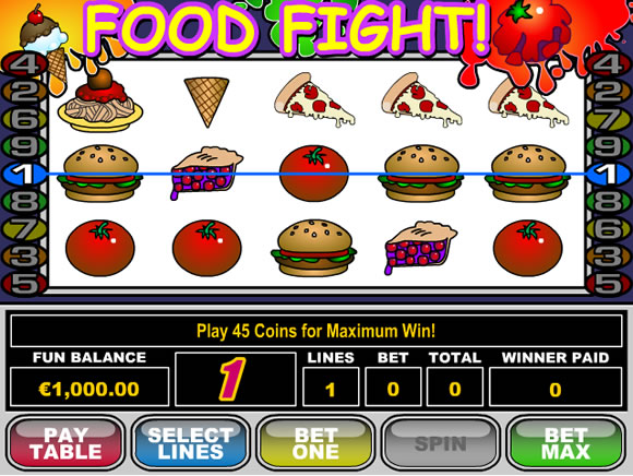 Machine � Sous Food Fight